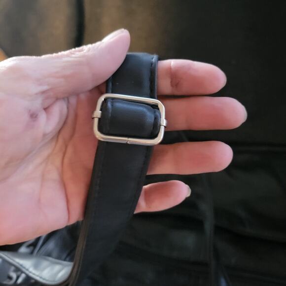 NWT vtg Jc Penny Genuine Leather Purse black w/ phone case And Receipt - Picture 12 of 12